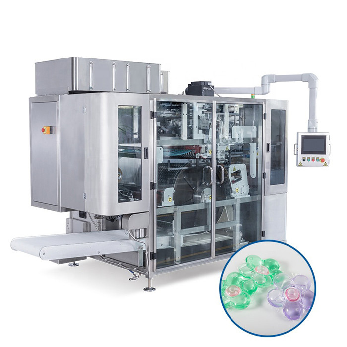 Mesin kemasan produk dosis cilik, mesin kemasan kapsul deterjen otomatis